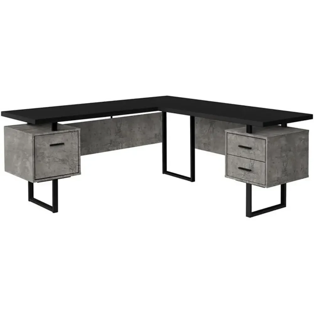 Home Office L Shaped Desk - Bureau d'ordinateur en forme de L