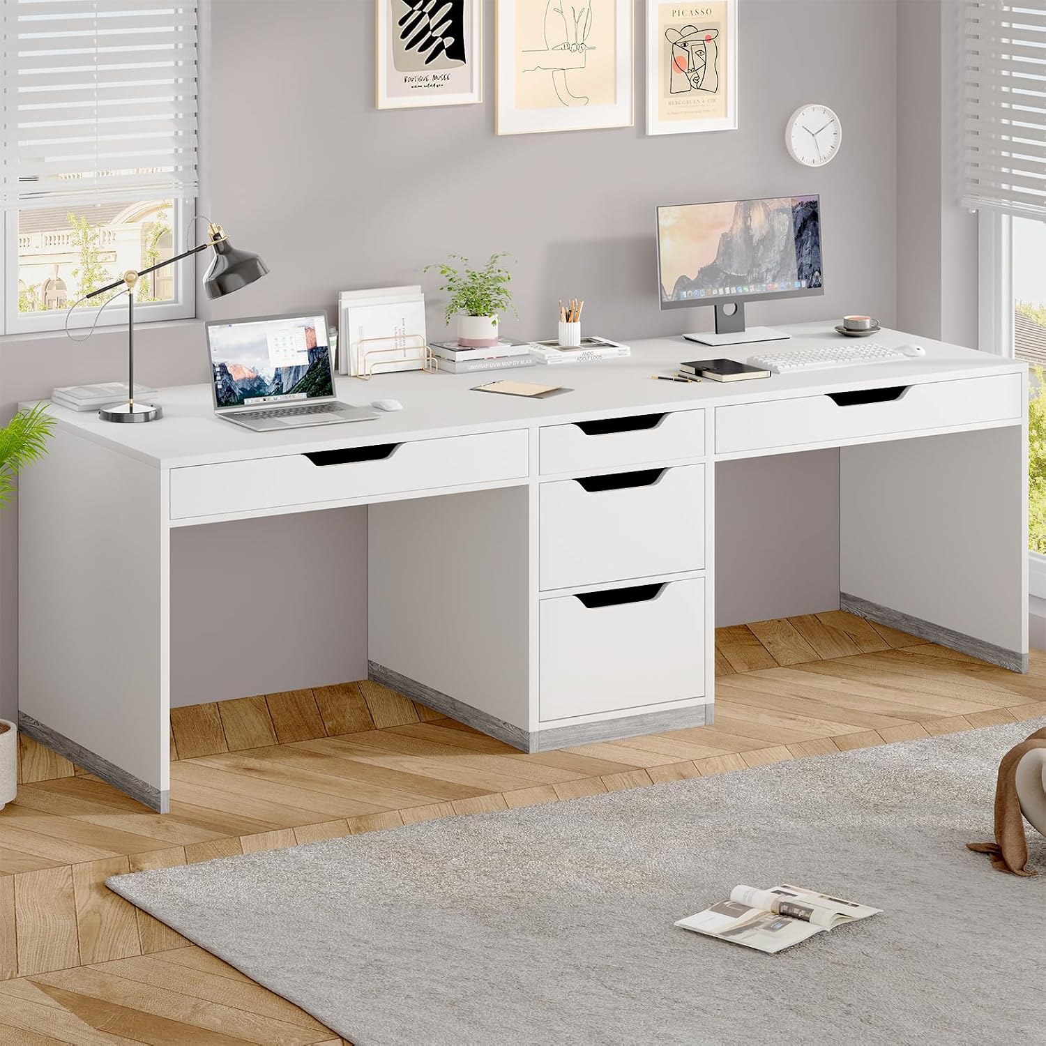 Home Office With Two Desks - Bureau pour deux personnes de 78