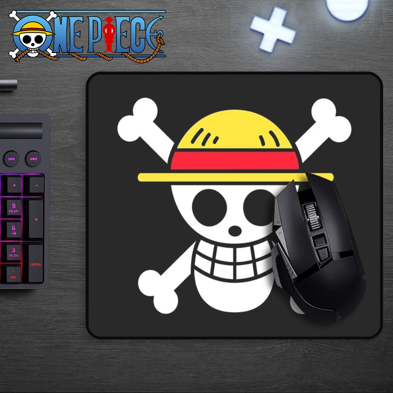 Home Office Keyboard And Mouse - Dessin animé une pièce Luffy crâne