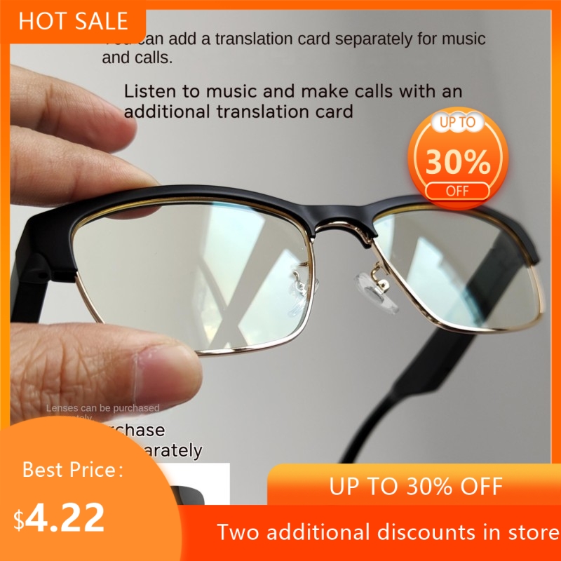 Blue Light Glasses - Lunettes Intelligentes Echowear Bluetooth avec Appel