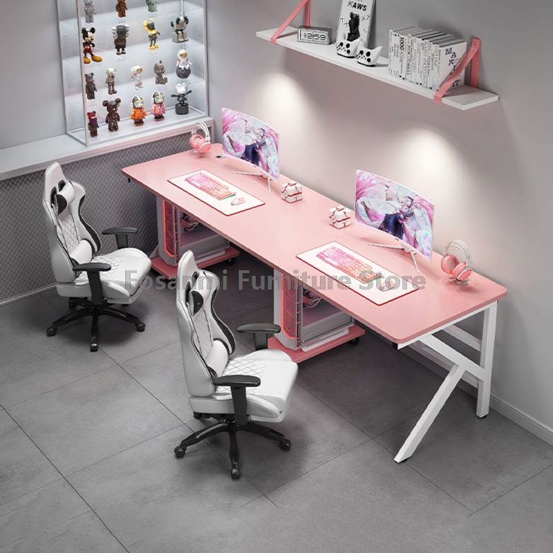 Grand bureau de jeu pour 2 per - Home Office With Two Desks avis et prix