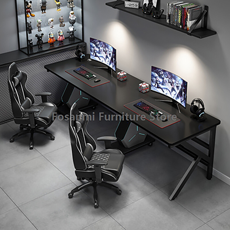 Grand bureau de jeu pour 2 per - Home Office With Two Desks avis et prix