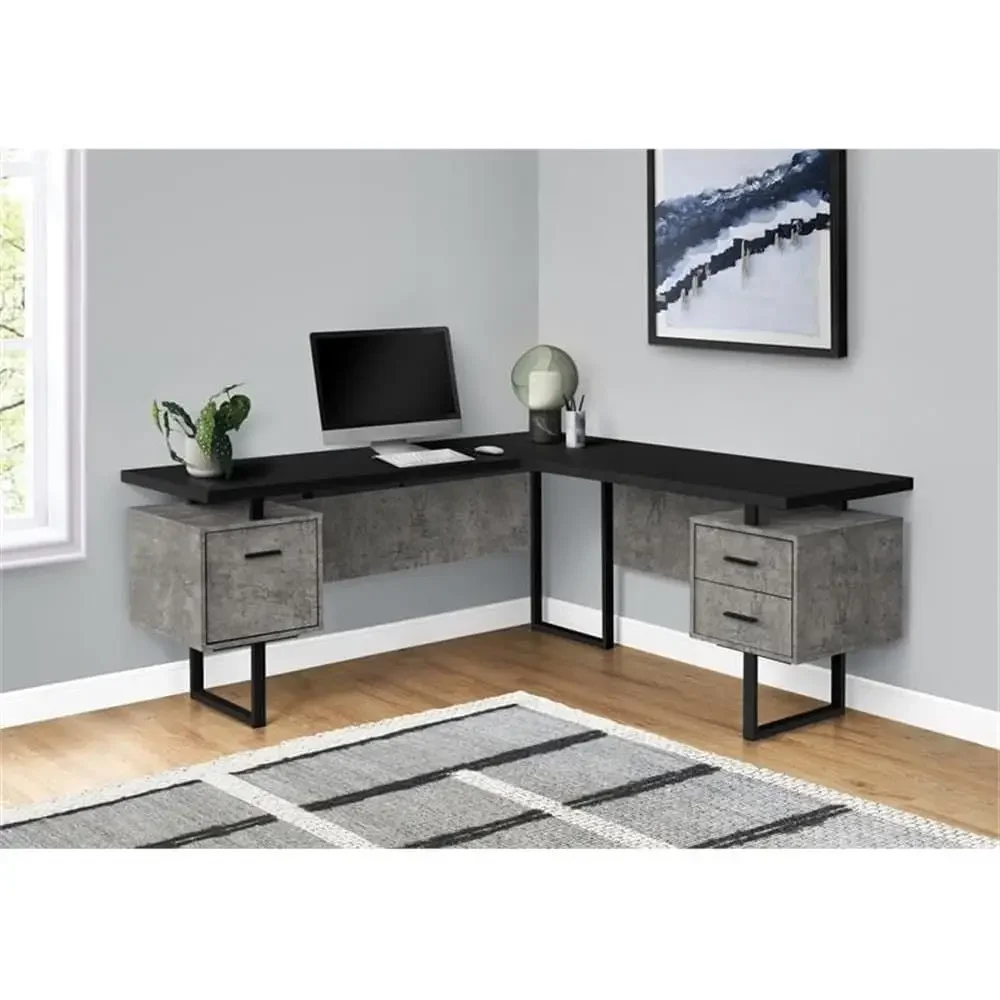 Bureau d'ordinateur en forme d - Home Office L Shaped Desk avis et prix