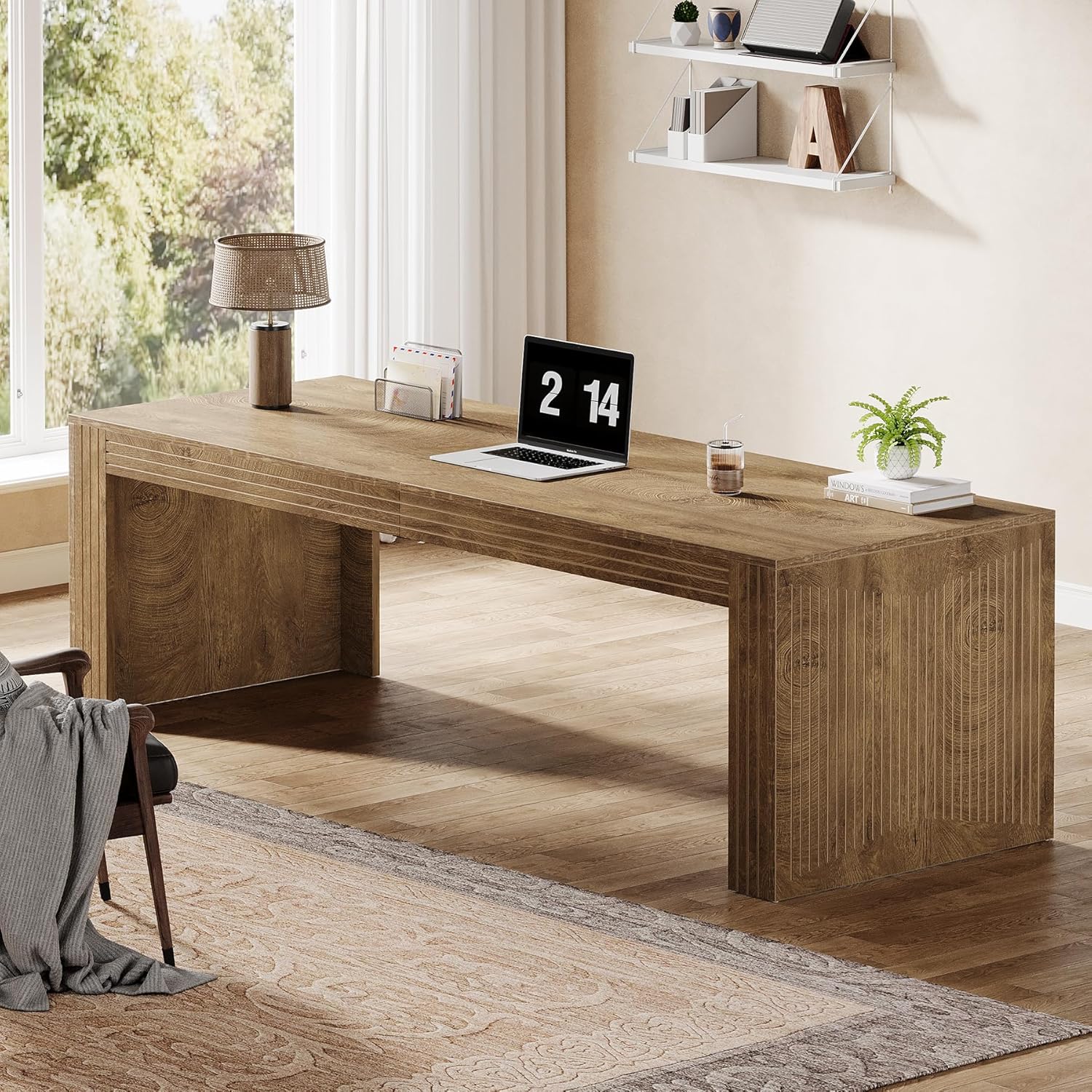 # Bureau d'ordinateur double e - Home Office With Two Desks avis et prix