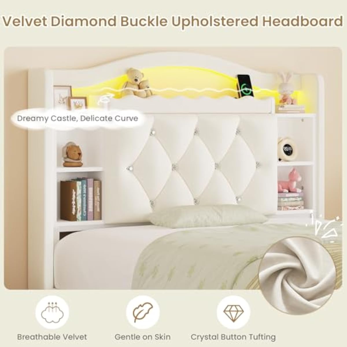 Lit double à plateforme avec t - Bookcase Wood Shelf avis et prix
