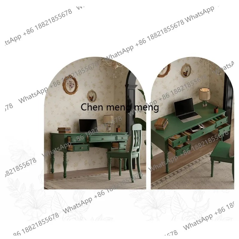 E136 Bureau d'ordinateur deux- - Home Office With Two Desks avis et prix