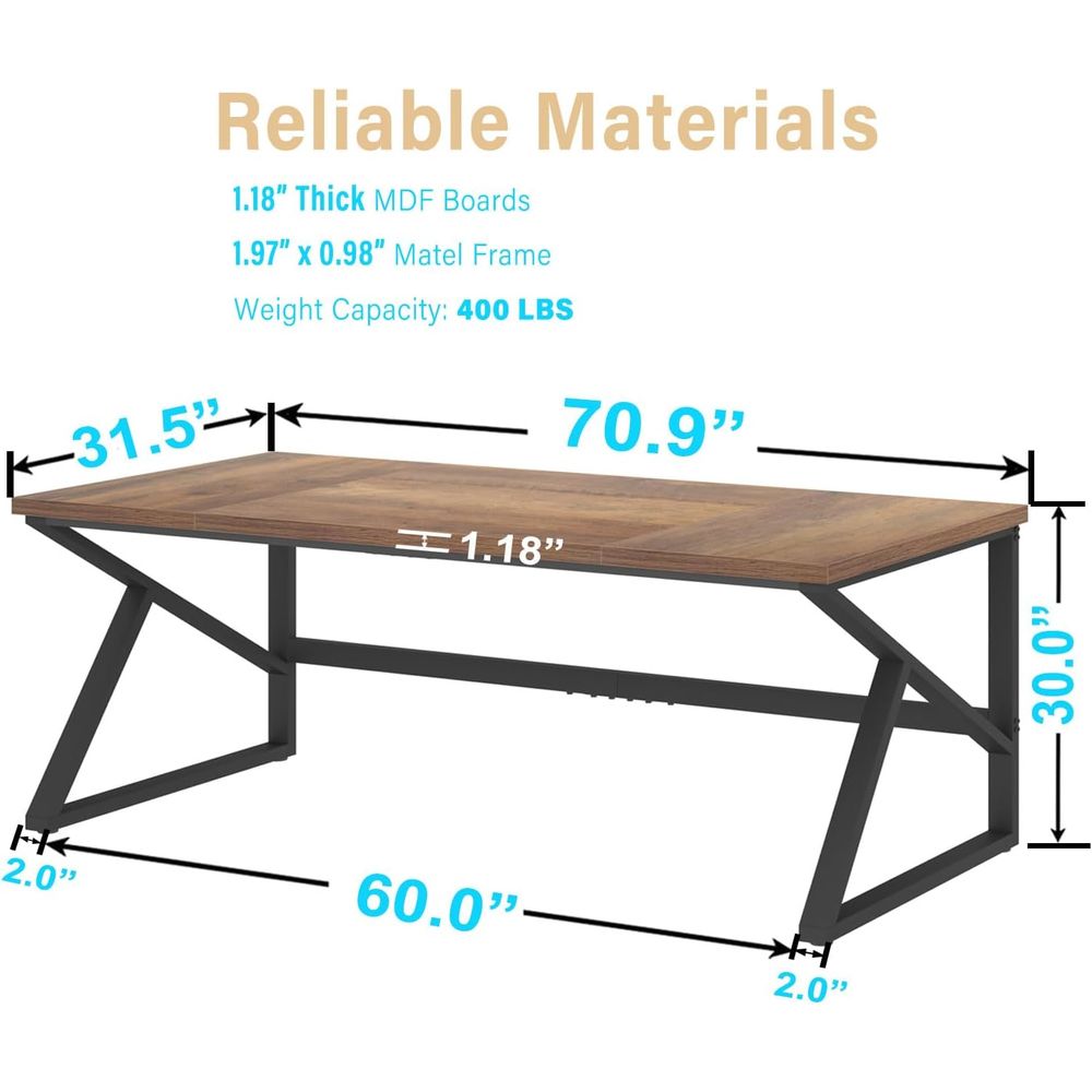 Bureau double extra long pour  - Home Office With Two Desks avis et prix
