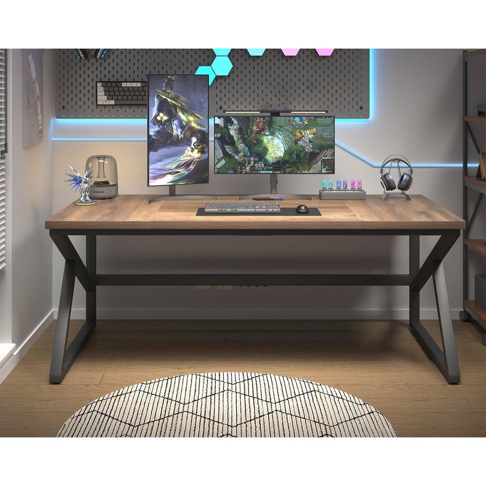 Bureau double extra long pour  - Home Office With Two Desks avis et prix