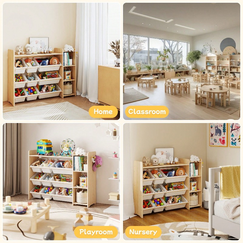 Organiseur de rangement pour j - Bookcase Wood Shelf avis et prix