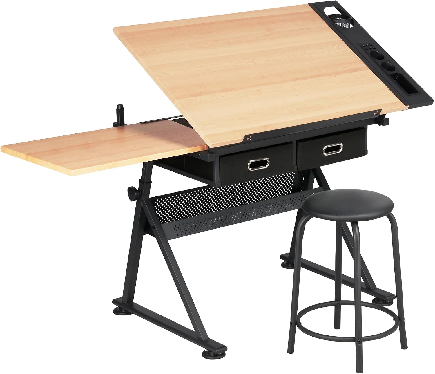 Table de dessin réglable avec  - Home Office With Two Desks avis et prix