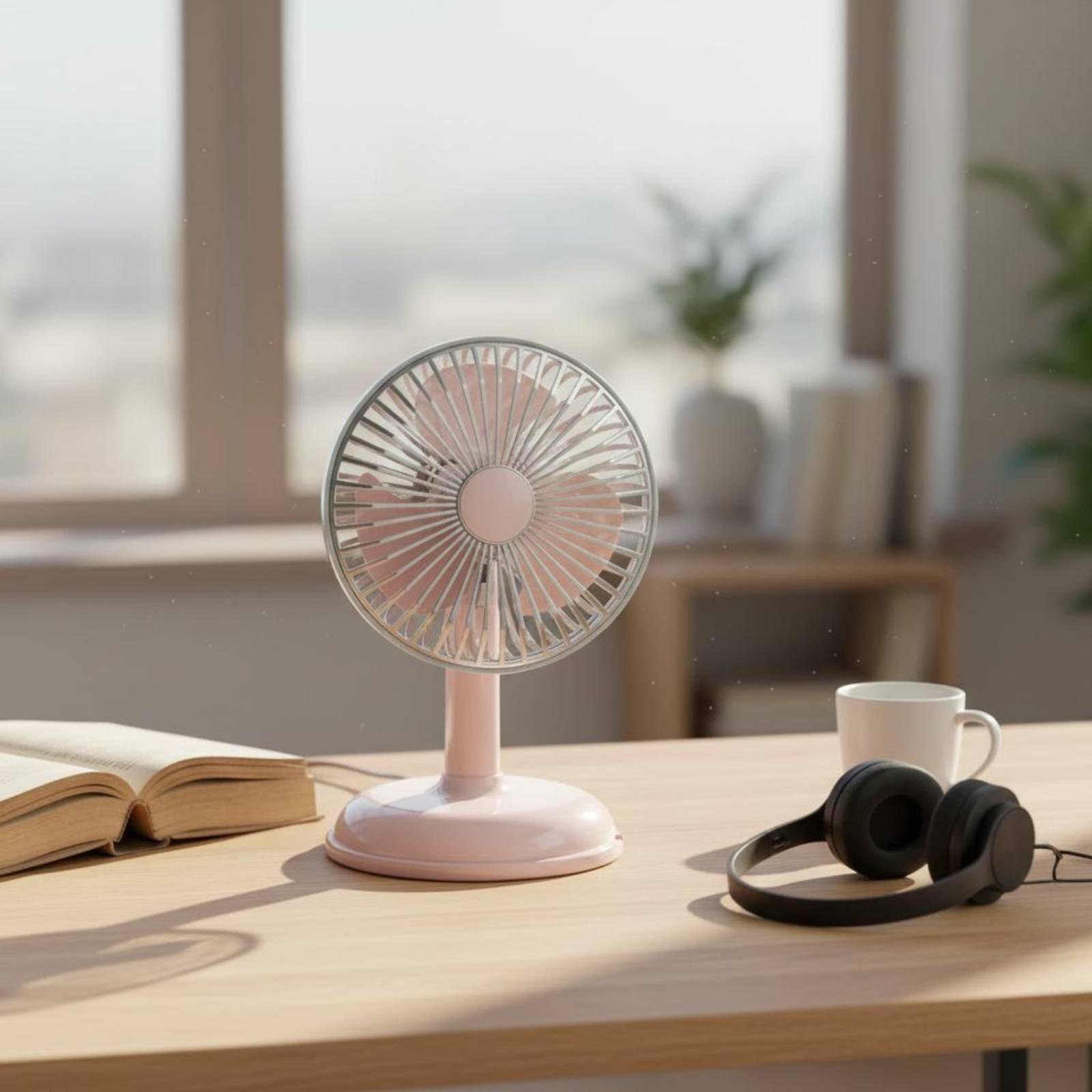 Ventilateur de bureau USB port - Home Office With Two Desks avis et prix
