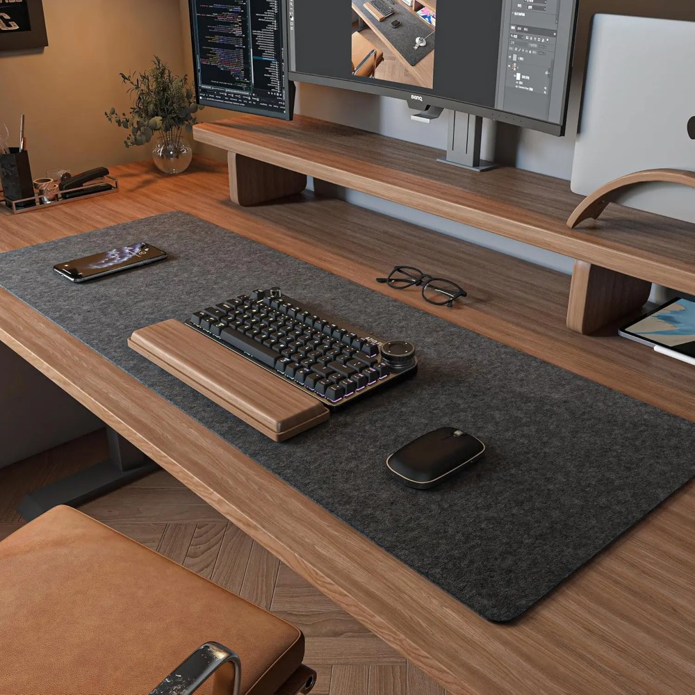 Tapis de bureau en feutre pour - Home Office Keyboard And Mouse avis et prix