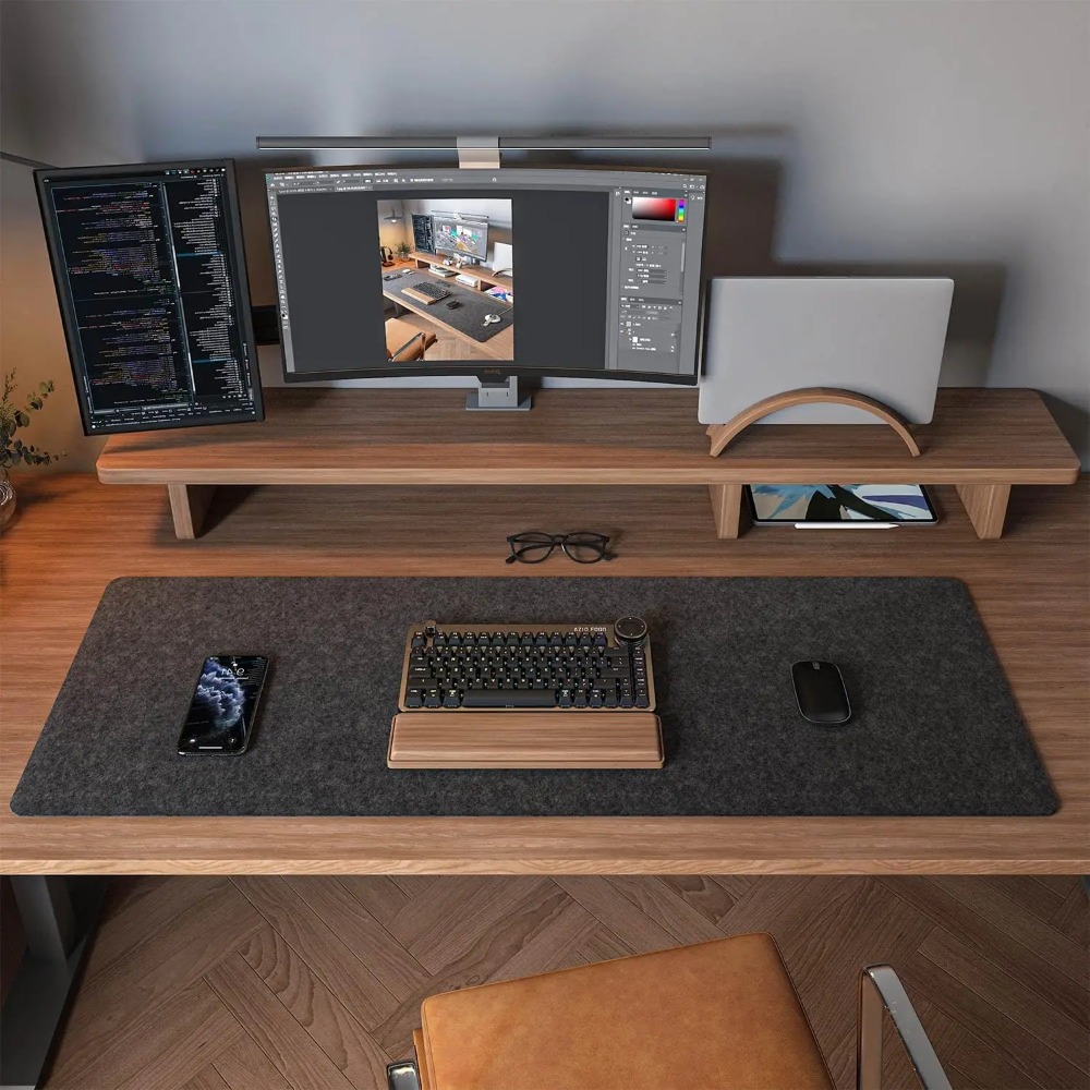 Tapis de bureau en feutre pour - Home Office Keyboard And Mouse avis et prix