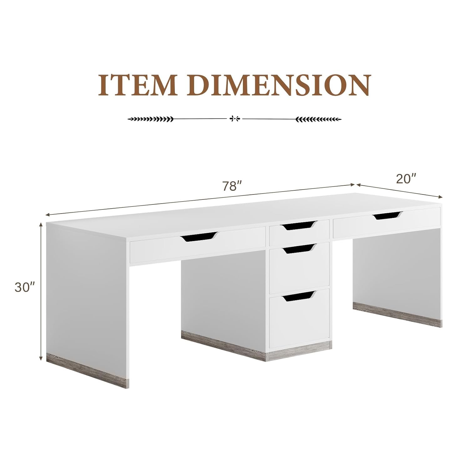 Bureau pour deux personnes de  - Home Office With Two Desks avis et prix