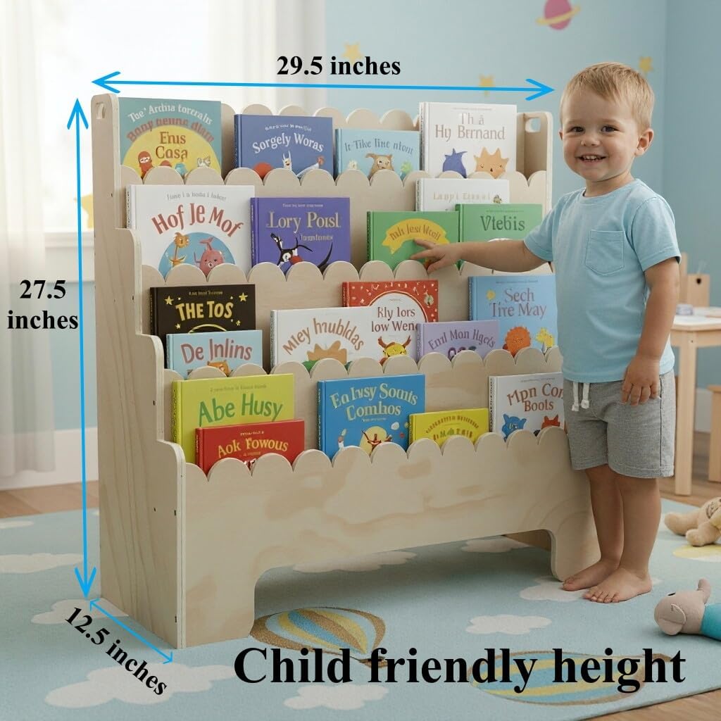 Étagère à livres pour enfants  - Bookcase Wood Shelf avis et prix