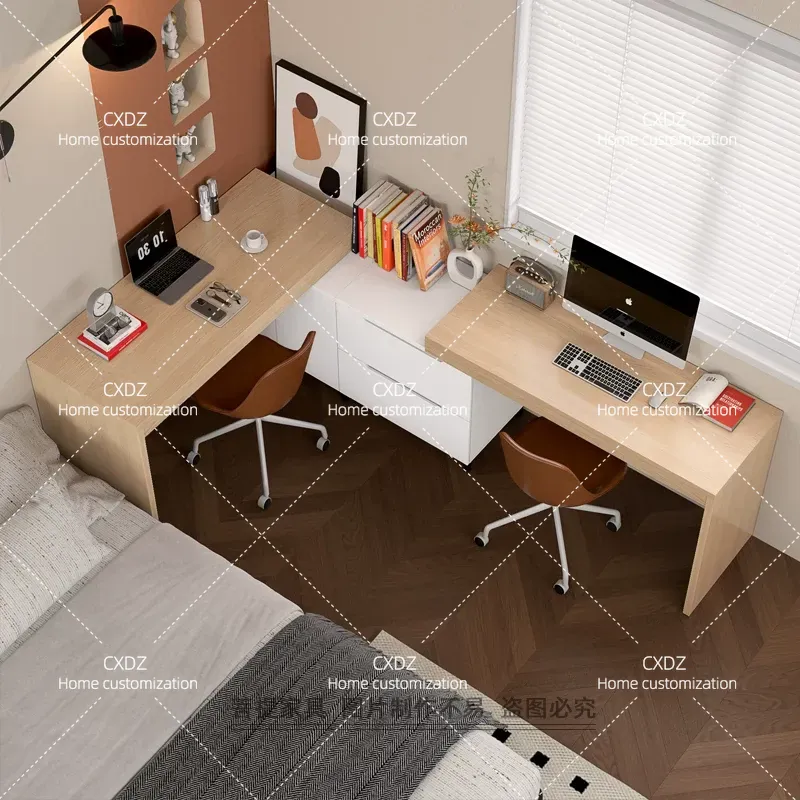 Bureau d'angle double nordique - Home Office With Two Desks avis et prix
