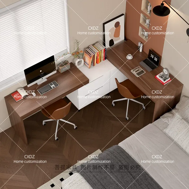 Bureau d'angle double nordique - Home Office With Two Desks avis et prix