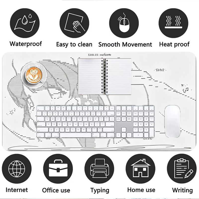 Tapis de souris en cuir, 1 piè - Home Office Keyboard And Mouse avis et prix